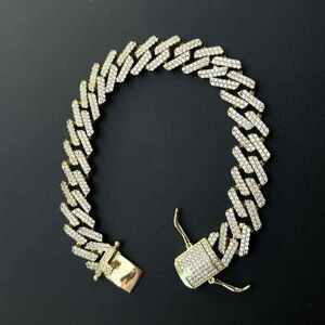 Prong Cuban link bracelet(SALE)